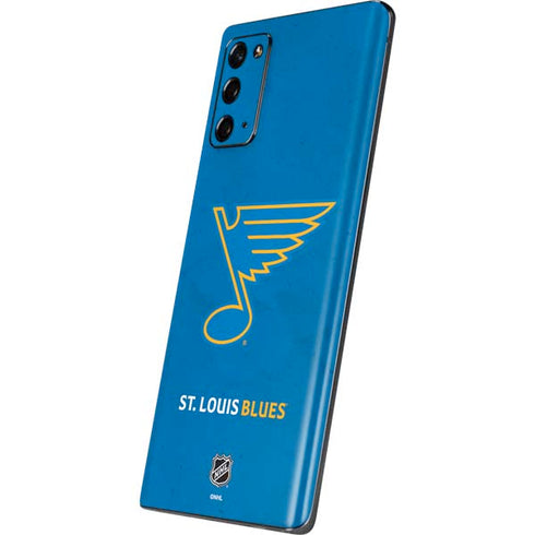 NHL St. Louis Blues Distressed Galaxy Note20 5G Skin