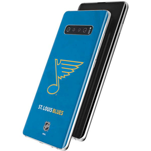 NHL St. Louis Blues Distressed Galaxy S10 Skin