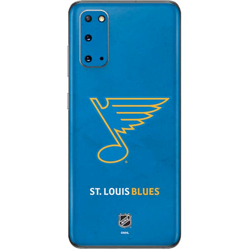NHL St. Louis Blues Distressed Galaxy S20 Skin