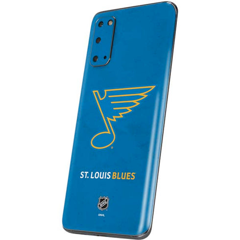 NHL St. Louis Blues Distressed Galaxy S20 Skin