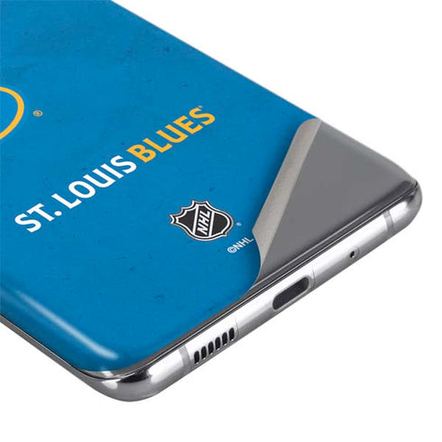 NHL St. Louis Blues Distressed Galaxy S20 Skin
