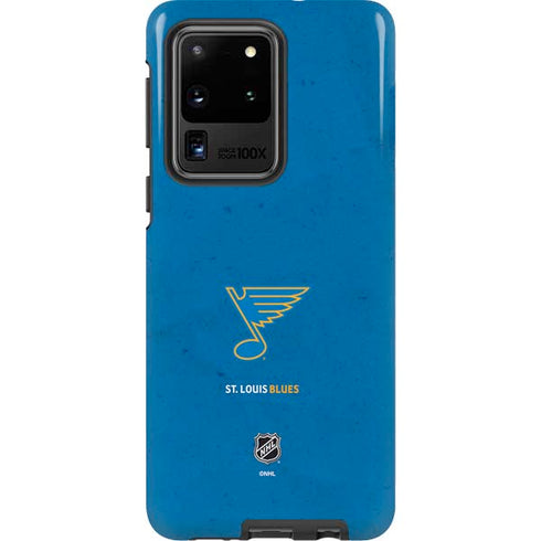NHL St. Louis Blues Distressed Galaxy S20 Ultra 5G Pro Case