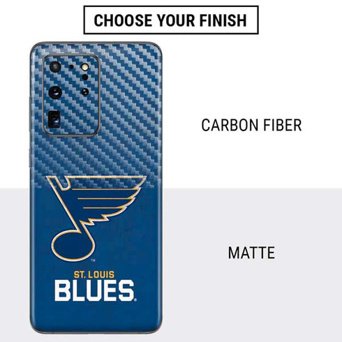 NHL St. Louis Blues Distressed Galaxy S20 Ultra 5G Skin