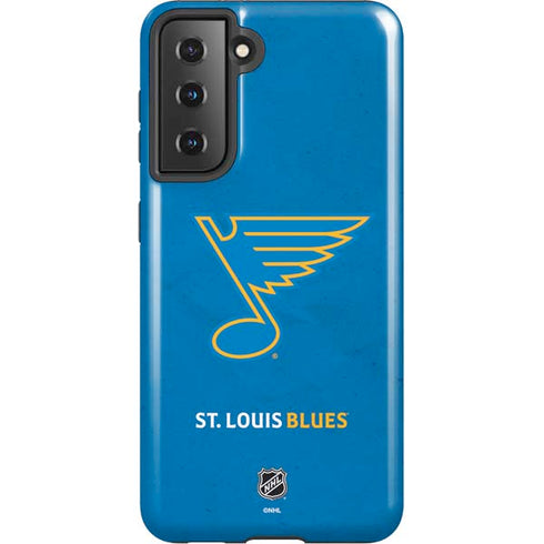 NHL St. Louis Blues Distressed Galaxy S21 5G Pro Case