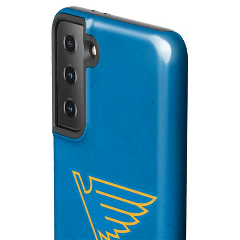 NHL St. Louis Blues Distressed Galaxy S21 FE Pro Case