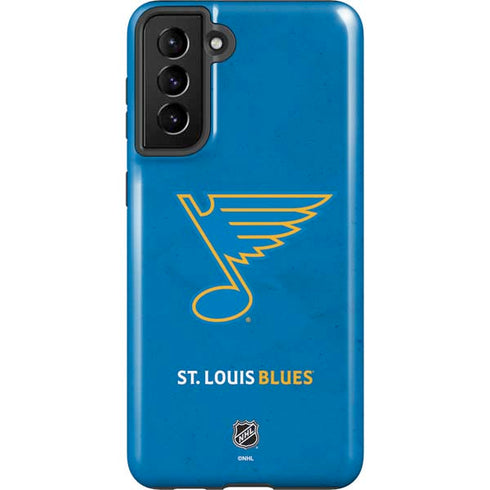 NHL St. Louis Blues Distressed Galaxy S21 Plus 5G Pro Case