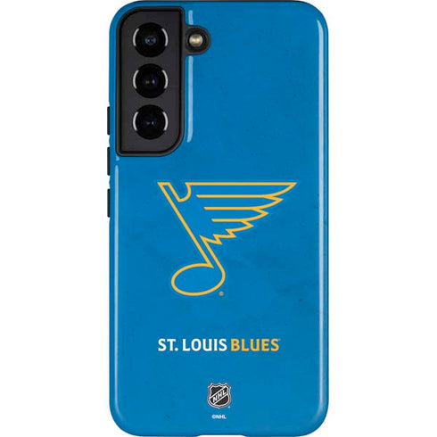 NHL St. Louis Blues Distressed Galaxy S22 Pro Case