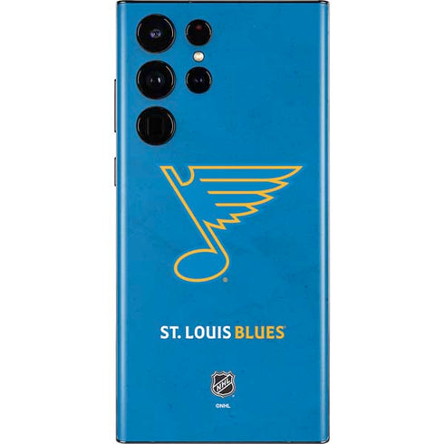 NHL St. Louis Blues Distressed Galaxy S22 Ultra Skin