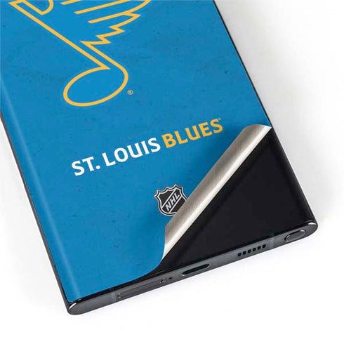 NHL St. Louis Blues Distressed Galaxy S22 Ultra Skin