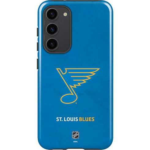 NHL St. Louis Blues Distressed Galaxy S23 Plus Pro Case