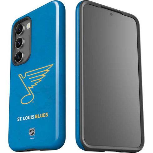 NHL St. Louis Blues Distressed Galaxy S23 Plus Pro Case