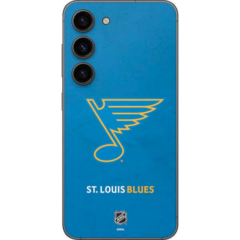 NHL St. Louis Blues Distressed Galaxy S23 Skin
