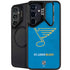 NHL St. Louis Blues Distressed Galaxy S24 Kickstand Case