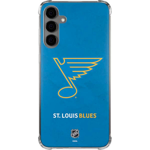 NHL St. Louis Blues Distressed Galaxy S24 Plus Clear Case