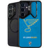 NHL St. Louis Blues Distressed Galaxy S25 FE Kickstand Case