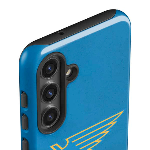 NHL St. Louis Blues Distressed Galaxy S25 Impact Case