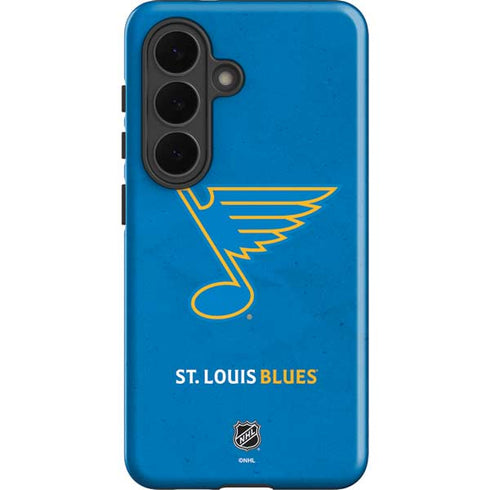 NHL St. Louis Blues Distressed Galaxy S26 Impact Case