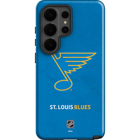 NHL St. Louis Blues Distressed Galaxy S26 Ultra Impact Case