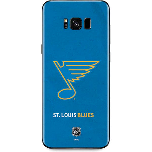 NHL St. Louis Blues Distressed Galaxy S8 Plus Skin