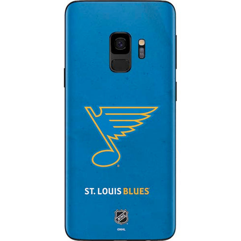 NHL St. Louis Blues Distressed Galaxy S9 Skin