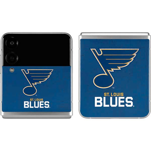 NHL St. Louis Blues Distressed Galaxy Z Flip4 5G Skin