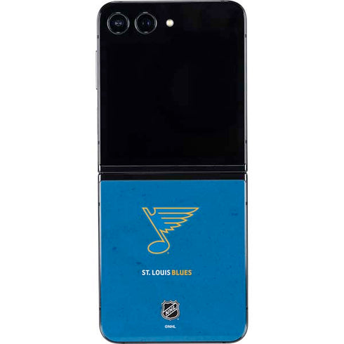 NHL St. Louis Blues Distressed Galaxy Z Flip5 5G Skin