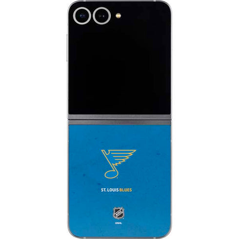 NHL St. Louis Blues Distressed Galaxy Z Flip6 Skin