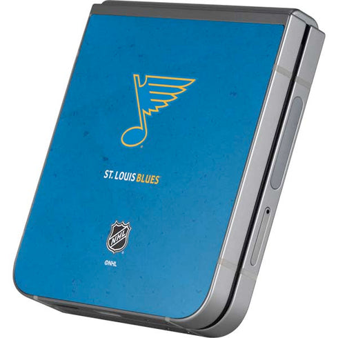 NHL St. Louis Blues Distressed Galaxy Z Flip6 Skin