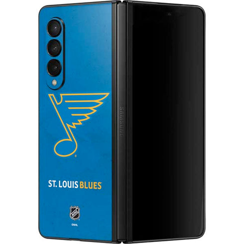 NHL St. Louis Blues Distressed Galaxy Z Fold3 5G Skin