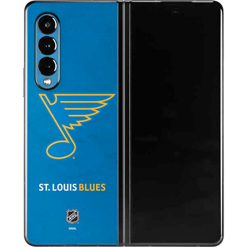 NHL St. Louis Blues Distressed Galaxy Z Fold3 5G Skin