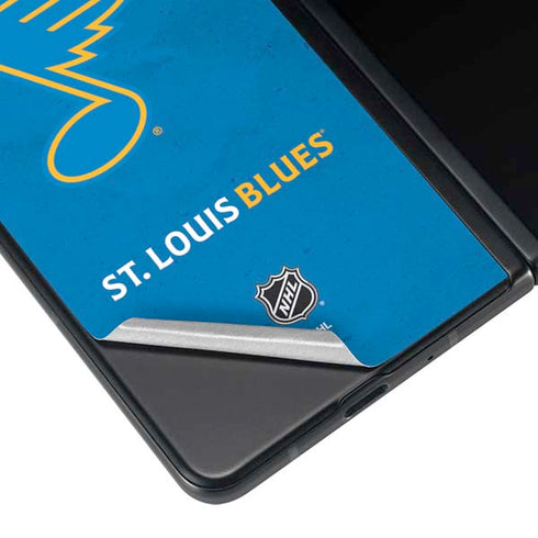 NHL St. Louis Blues Distressed Galaxy Z Fold3 5G Skin