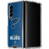 NHL St. Louis Blues Distressed Galaxy Z Fold4 5G Clear Case