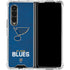 NHL St. Louis Blues Distressed Galaxy Z Fold4 5G Clear Case