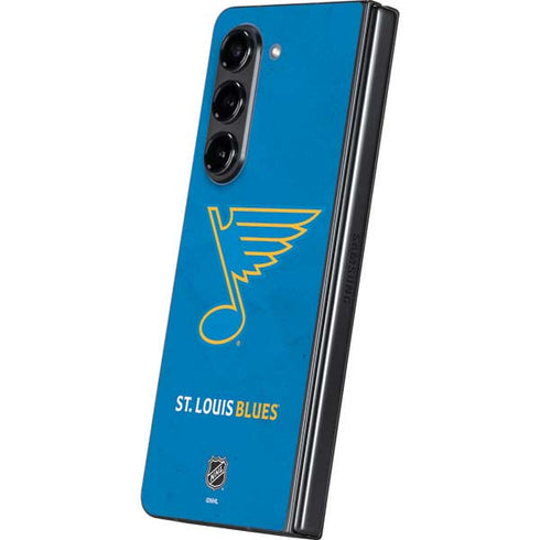 NHL St. Louis Blues Distressed Galaxy Z Fold5 5G Skin