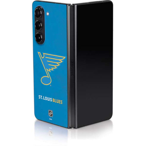 NHL St. Louis Blues Distressed Galaxy Z Fold5 5G Skin