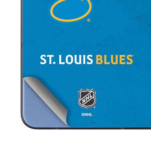 NHL St. Louis Blues Distressed Galaxy Z Fold5 5G Skin