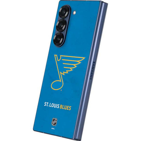 NHL St. Louis Blues Distressed Galaxy Z Fold6 Skin