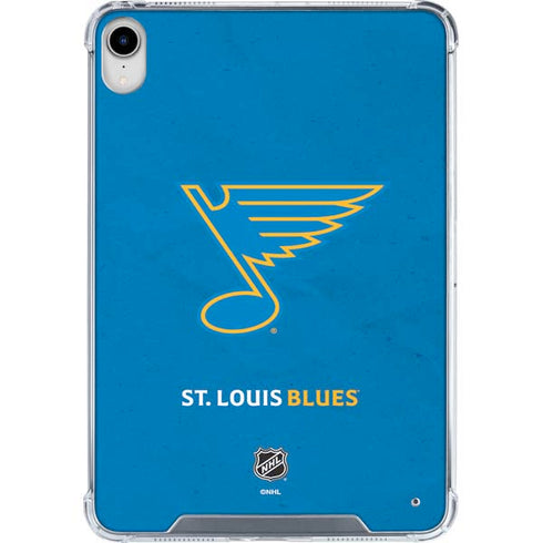 NHL St. Louis Blues Distressed iPad 11th Gen (2025) Clear Case