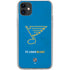 NHL St. Louis Blues Distressed iPhone 11 Clear Case