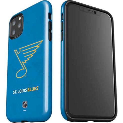 NHL St. Louis Blues Distressed iPhone 11 Pro Max Impact Case