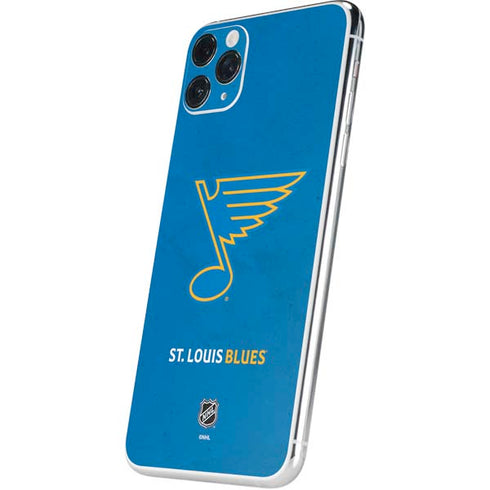 NHL St. Louis Blues Distressed iPhone 11 Pro Max Skin