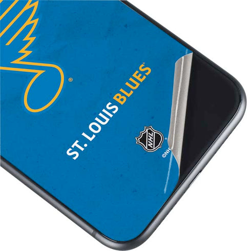 NHL St. Louis Blues Distressed iPhone 11 Skin