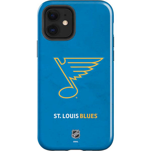 NHL St. Louis Blues Distressed iPhone 12 Impact Case