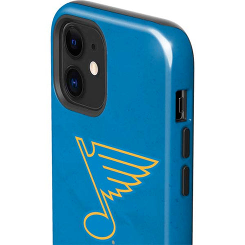 NHL St. Louis Blues Distressed iPhone 12 Impact Case