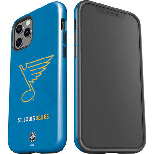 NHL St. Louis Blues Distressed iPhone 12 Pro Max Impact Case