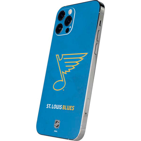 NHL St. Louis Blues Distressed iPhone 12 Pro Max Skin