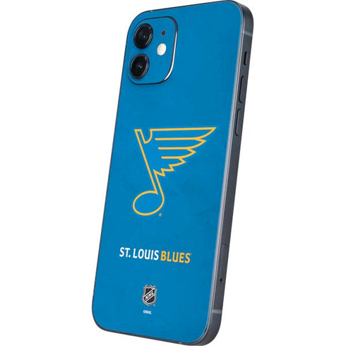 NHL St. Louis Blues Distressed iPhone 12 Skin