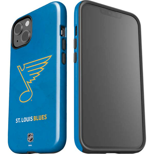 NHL St. Louis Blues Distressed iPhone 13 Impact Case