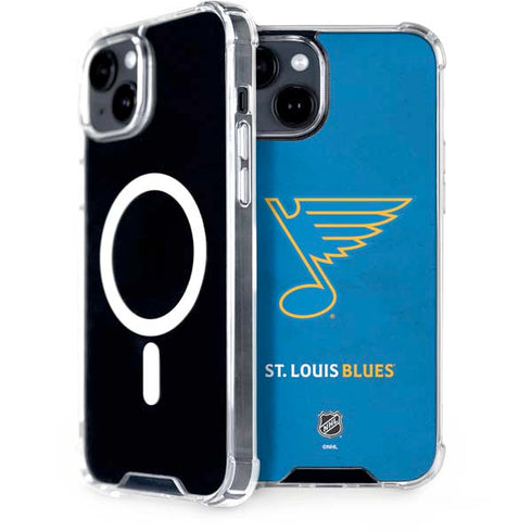 NHL St. Louis Blues Distressed iPhone 13 MagSafe Case