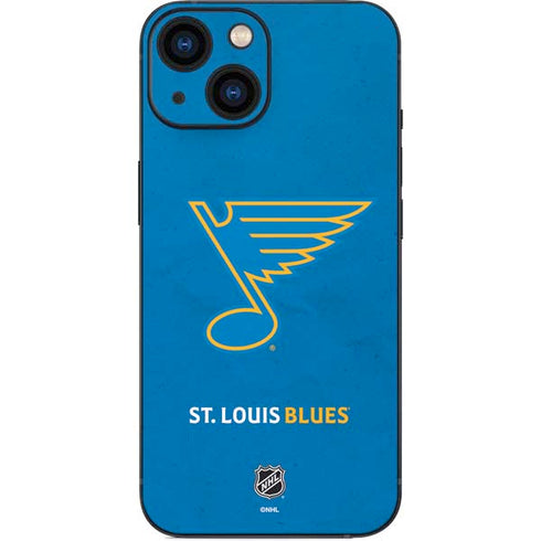 NHL St. Louis Blues Distressed iPhone 13 Mini Skin